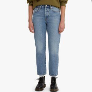 Levi's 501 Cropped Original Women's Jeans 28x26 (Medium Wash)